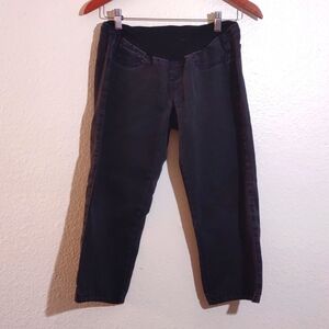 USED MATERNITY JEANS NO BRAND NAME WAIST 88%NYLON 12% SPANDEX SHELL 79% COTTON
